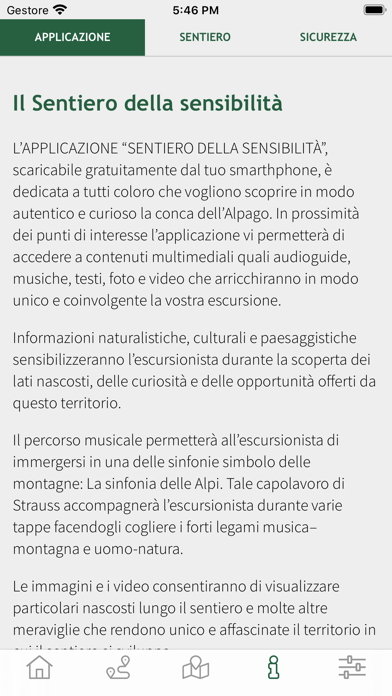 Sentiero Sensibilità Screenshot