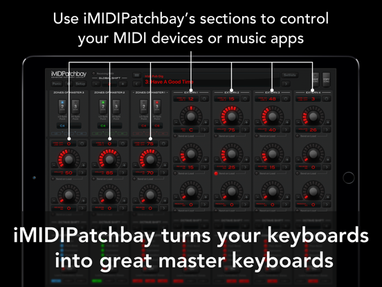 iMIDIPatchbay iPad app afbeelding 1