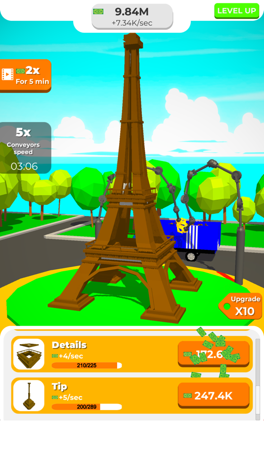 #2. Idle Landmark - Tycoon Game (iOS) 由: Nikita Subachev
