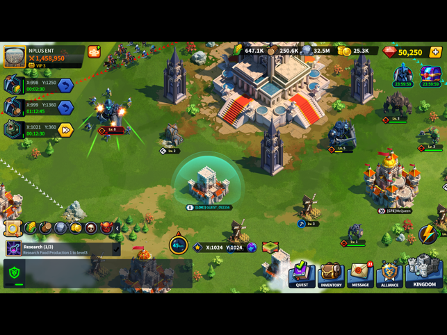 ‎League of Kingdoms Capture d'écran