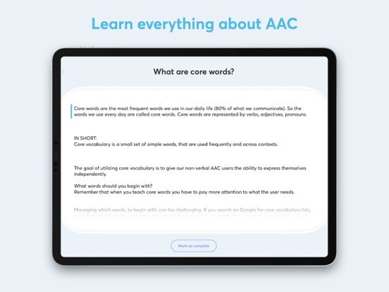 Screenshot #6 pour AAC Coach - Be Fluent in AAC