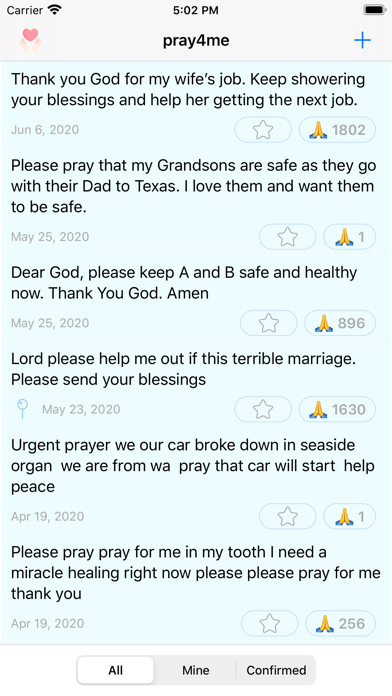 pray4me - prayer requests Screenshot