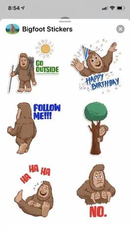 Game screenshot Bigfoot Stickers hack