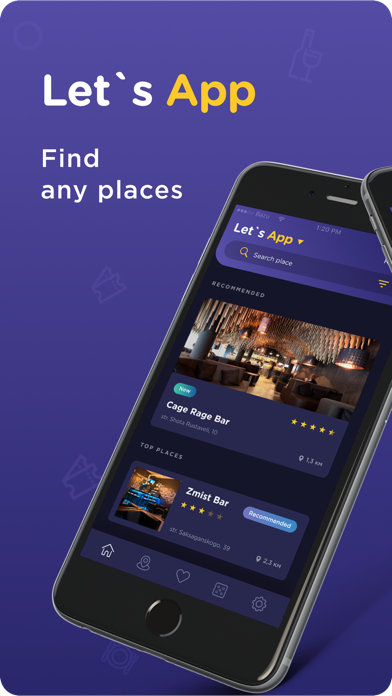 Let's App - Best places nearby Screenshot 1 - AppWisp.com Let's App - Best places nearby Screenshot 1 - AppWisp.com