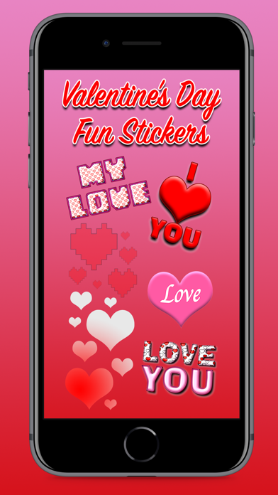 Valentine's Day Fun Stickersのおすすめ画像2