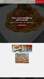 two guys pizzeria & restaurant iphone screenshot 1