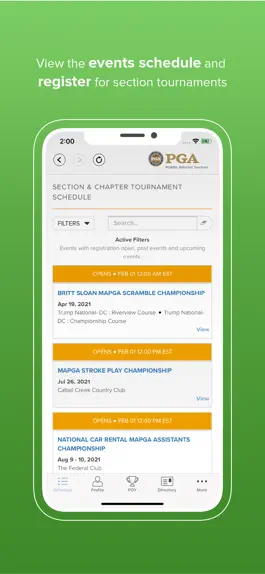 Game screenshot Middle Atlantic PGA Section apk