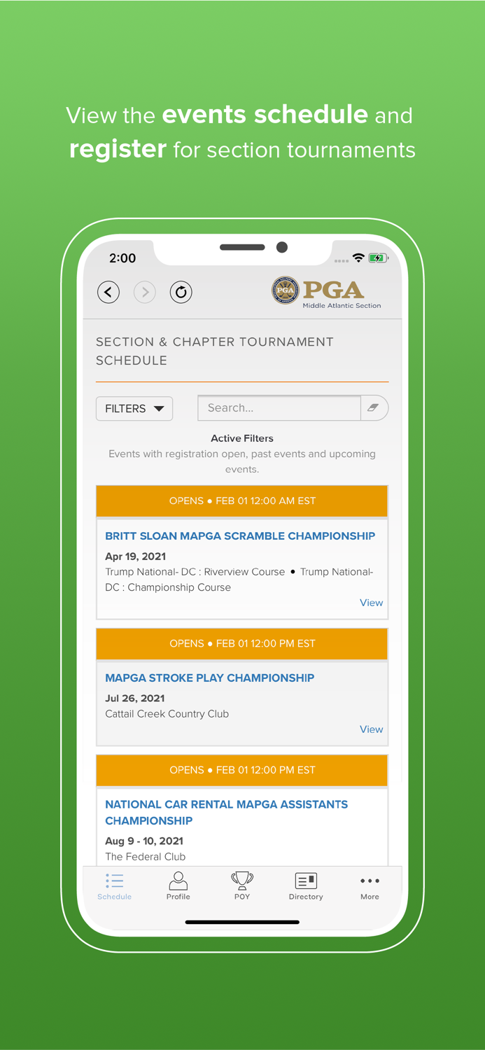 Middle Atlantic PGA Section