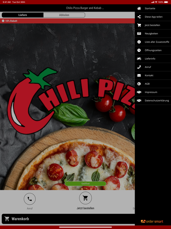 Screenshot #6 pour Chilis Pizza Burger and Kebab