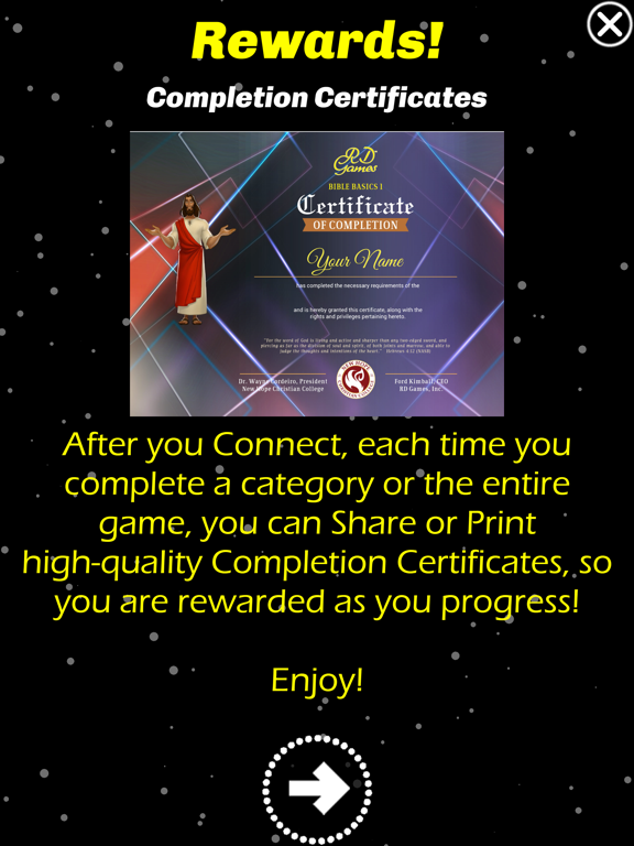 Bible Basics Trivia Quiz Game iPad screenshot 7 - Education app