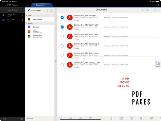 Screenshot #6 pour PDF Pages : Add,Move,Delete