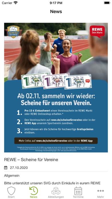 SV Gablingen e.V. Screenshot