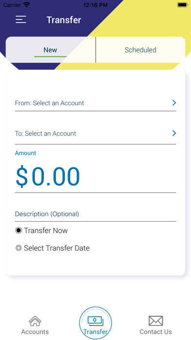 Western Indiana Credit Union Screenshot