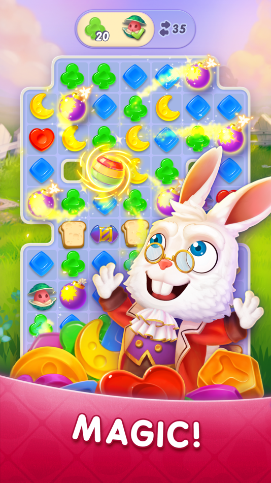 #2. WonderMatch Alice match three (iOS) 由: Alice Games FZE