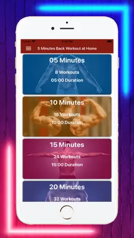 Game screenshot 5 Minutes Back Workout at Home apk