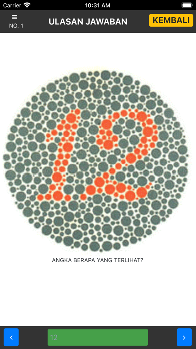 Tes Buta Warna Screenshot