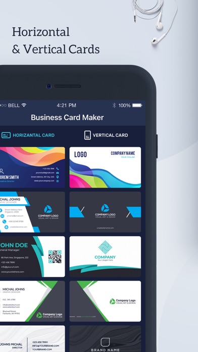 Digital Business Card Maker Screenshot