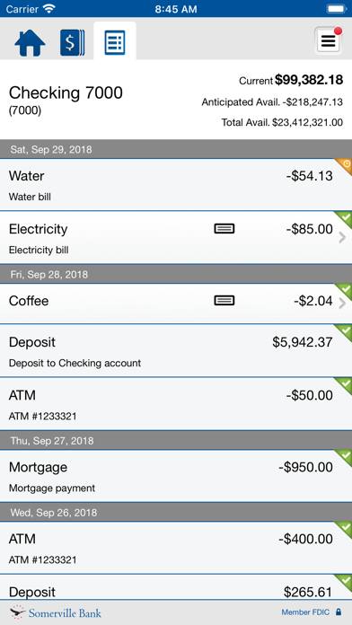 Somerville Bank Business Screenshot