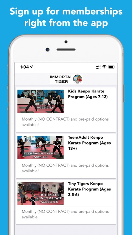 Immortal Tiger Kenpo Karate