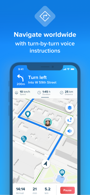 Bikemap Cycling Map Gps On The App Store