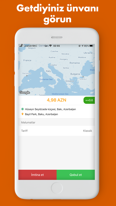 1Taxi.az - Driver Screenshot