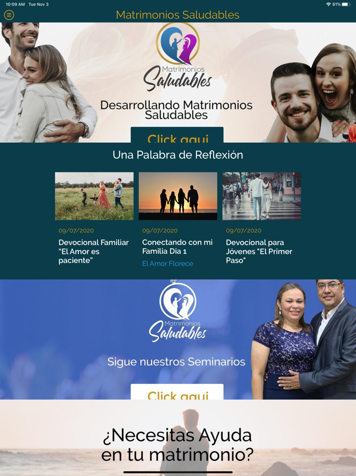 Matrimonios Saludables