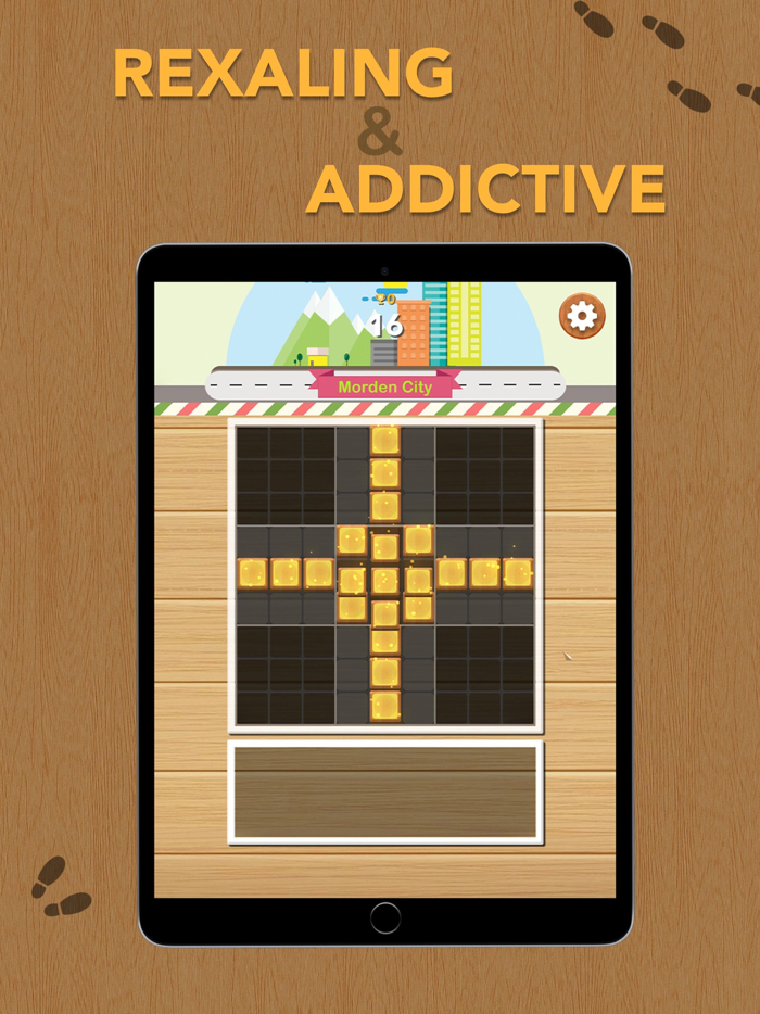 Wood Block Scapes Puzzle