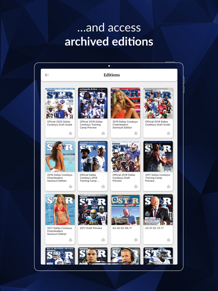 Dallas Cowboys Star Magazine