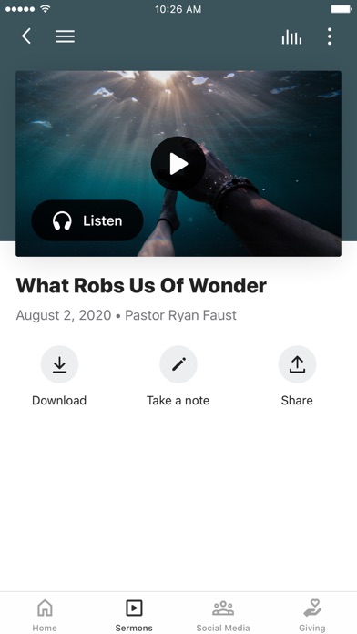 Screenshot 3 of Grace church Seattle app App