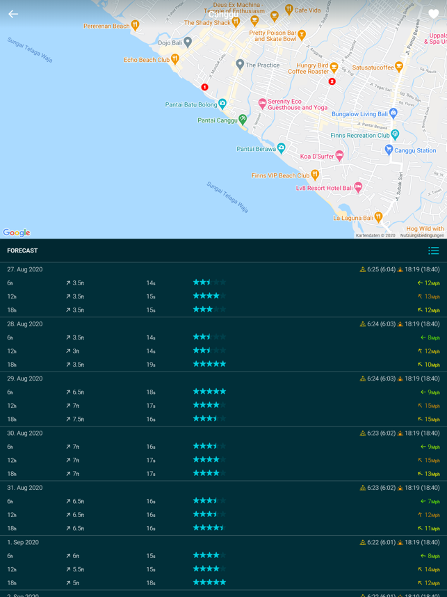 ‎Spotadvisor - Surf Forecast Capture d'écran