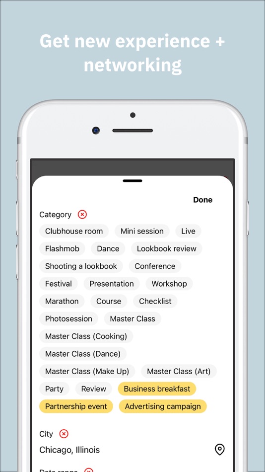 #5. Holla — Find collaborations (iOS) Podle: Dmitry Mulyavka