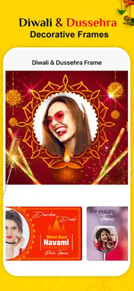 Game screenshot Diwali & Dussehra Frames mod apk