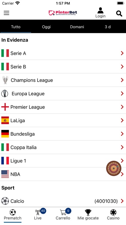 PinterBet Scommesse