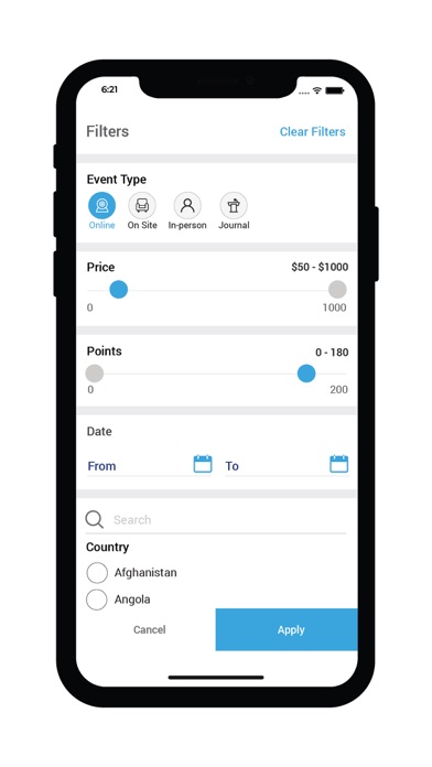 eMedEvents Screenshot