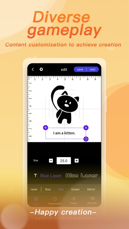 Mini laser engraving machine