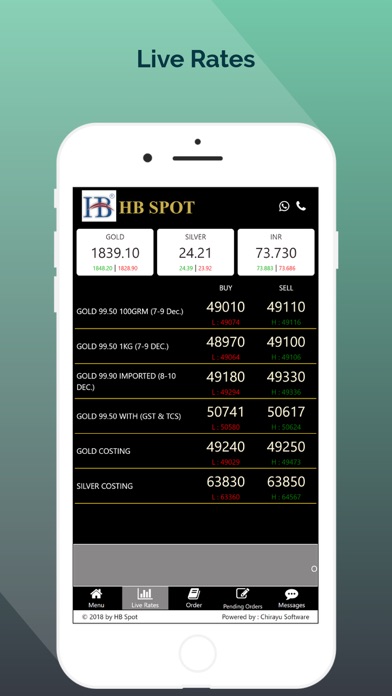 H B Spot Screenshot