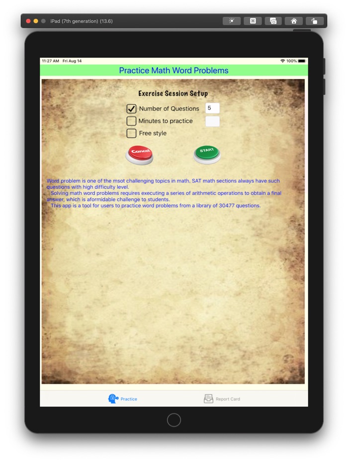 Practice Word Problems