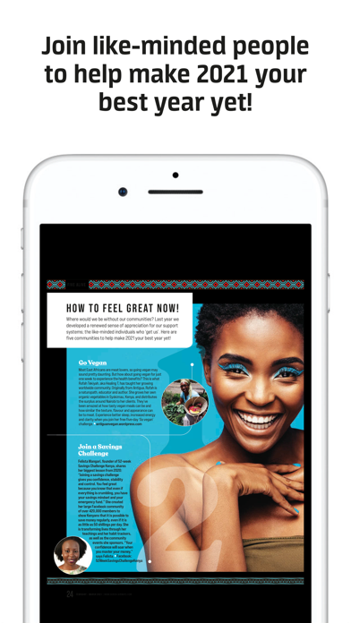 MSAFIRI Kenya Airways Magazine Screenshot