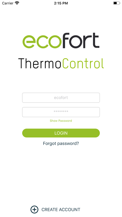 ecofort ThermoControl Screenshot