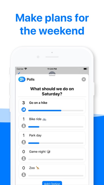 Polls for iMessage