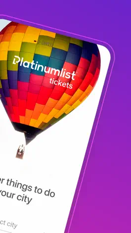 Game screenshot Platinumlist - Book Tickets apk