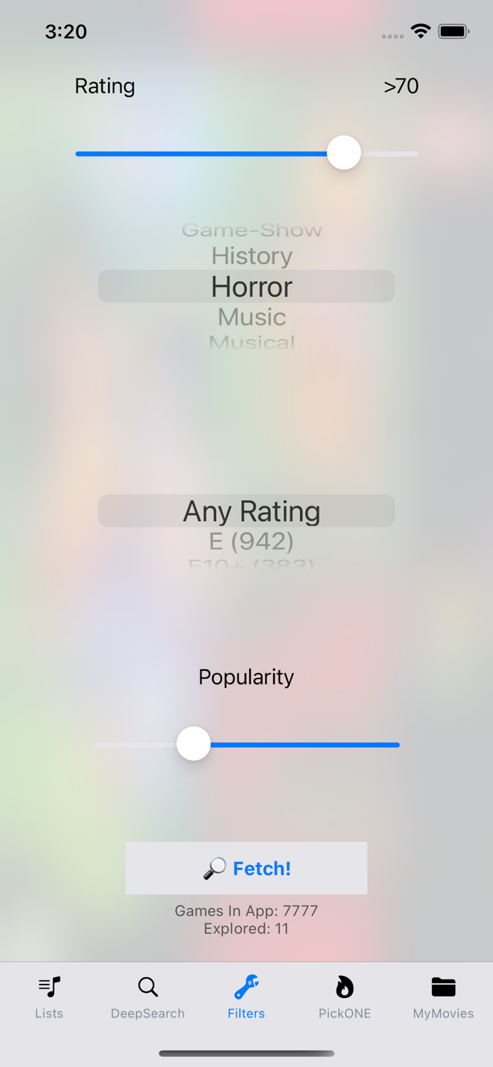 Find My Game - What to Play