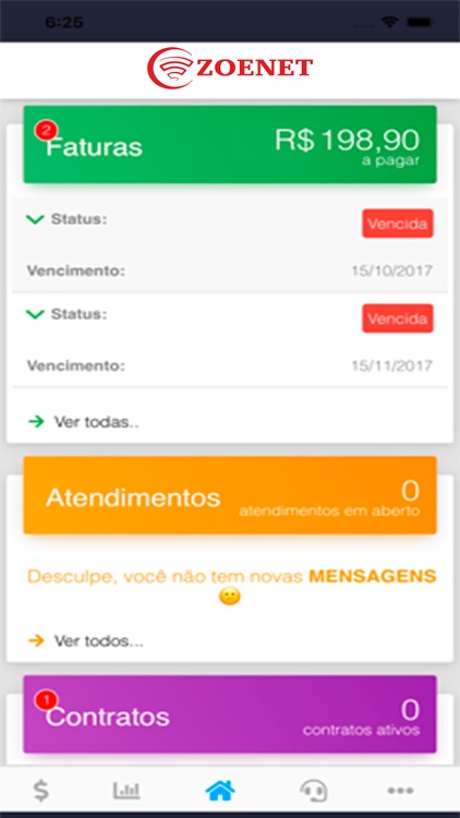 Zoenet - Central do Assinante
