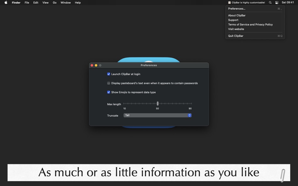 #5. ClipBar: Pasteboard Viewer (macOS) Podle: Cesare Forelli