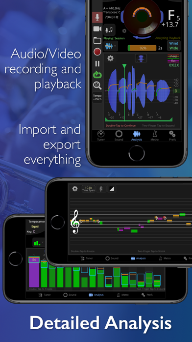 screenshot of TonalEnergy Tuner & Metronome 2