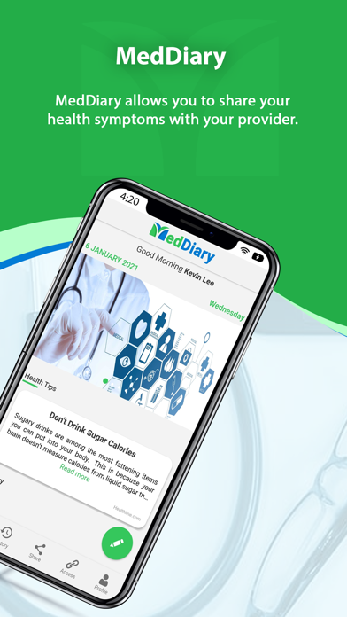 Screenshot #2 pour MedDiary App