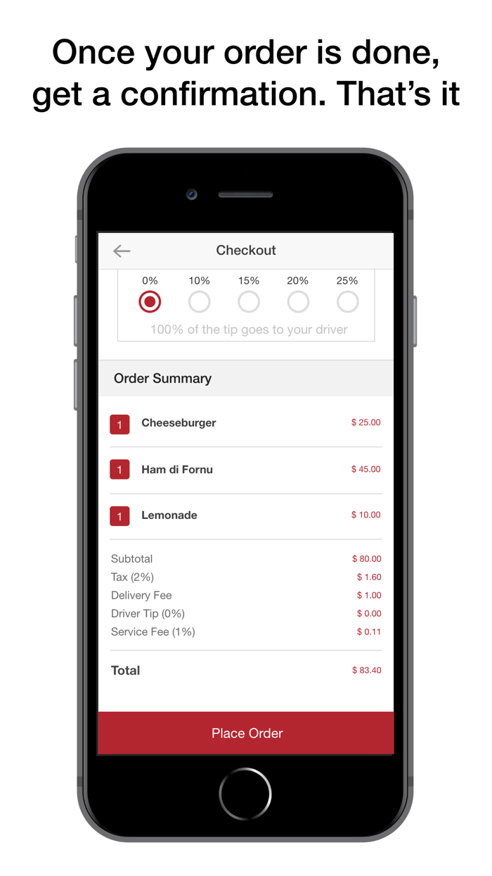 MyFood Delivery Ordering app