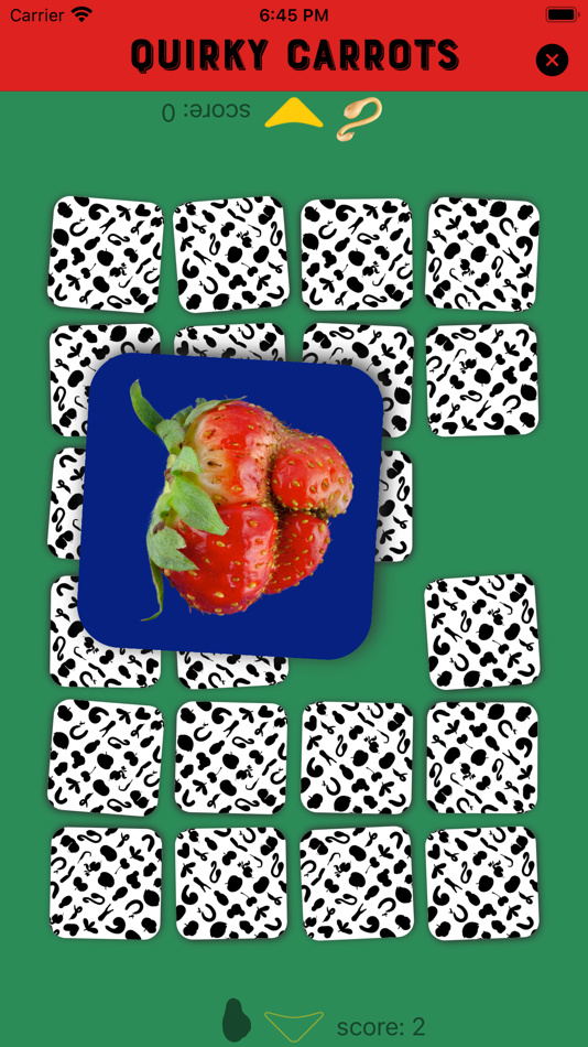 #3. Quirky Carrots Memory Game (iOS) 由: Jan Misker