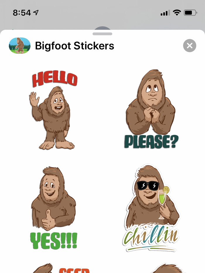 Bigfoot Stickers