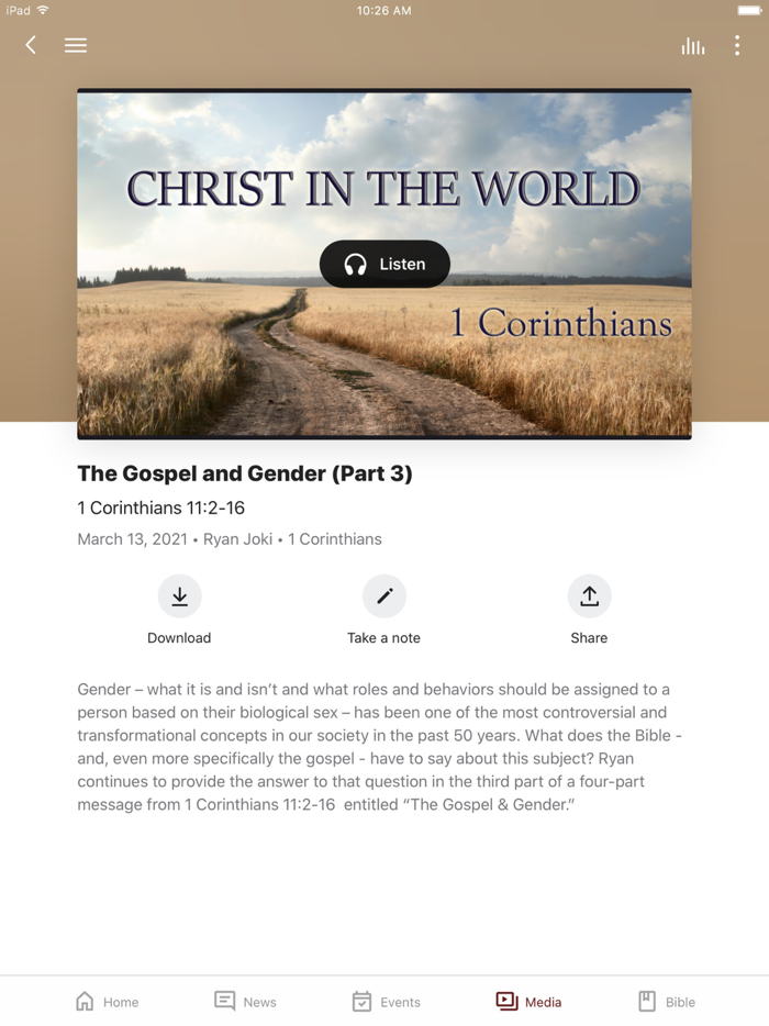 Cornerstone - Carthage